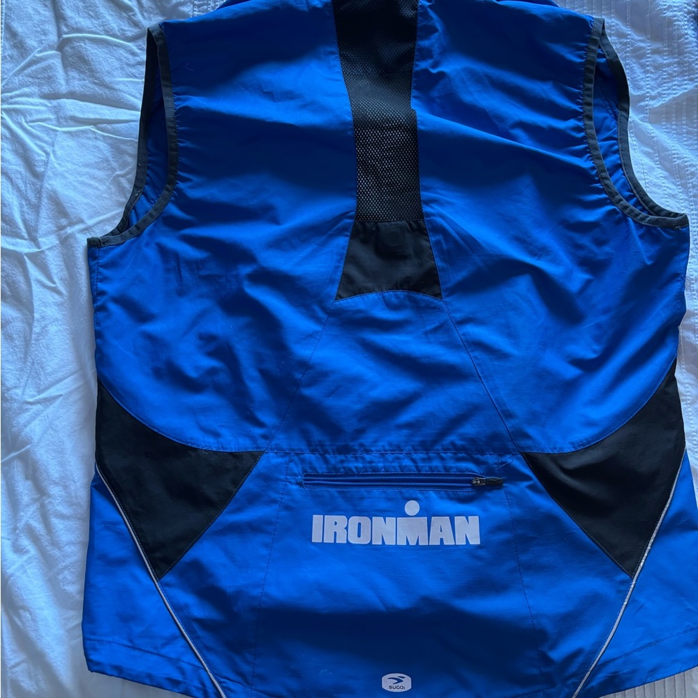 IRONMAN Blue Athletic Vest/jacke with Black Accents